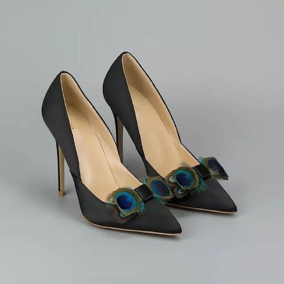 Peacock Inspired Detachable Shoe clip - Picture 5 of 5